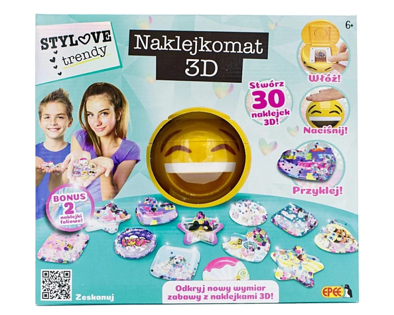 Naklejkomat 3D od Epee – kreativní výrobník samolepek