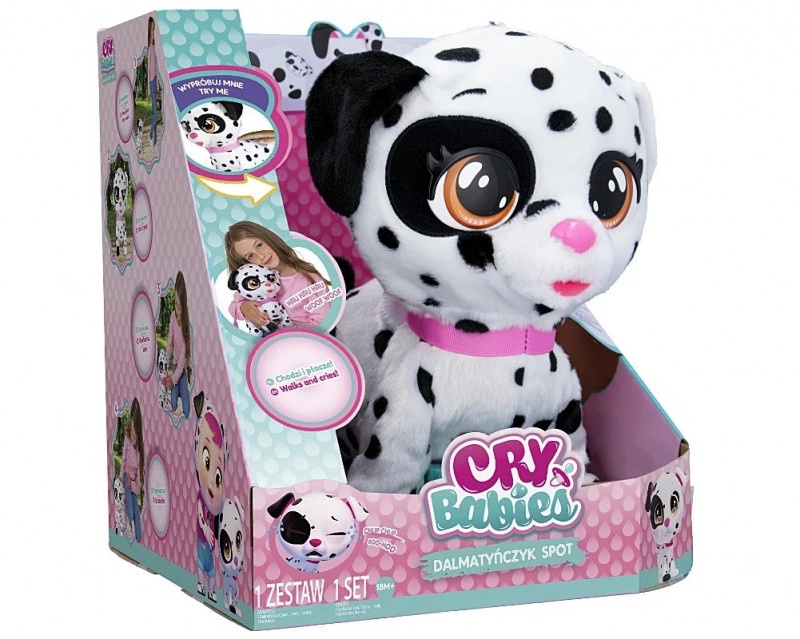 Interaktivní pejsek dalmatin Spot CRY BABIES