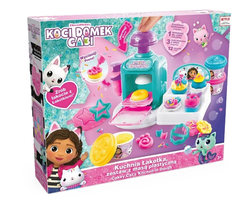 Kuchyňka na sladkosti GABBY’S DOLLHOUSE – kreativní sada s plastelínou