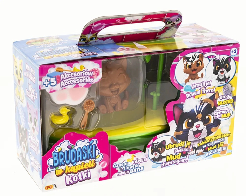 Koťátko Lusia do vany – interaktivní koupací set