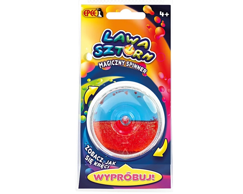 Magický spinner Lawa Sztorm červeno-modrý