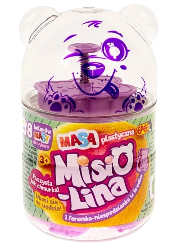 Misiolina lehká plovoucí plastelína – fialová 60 g