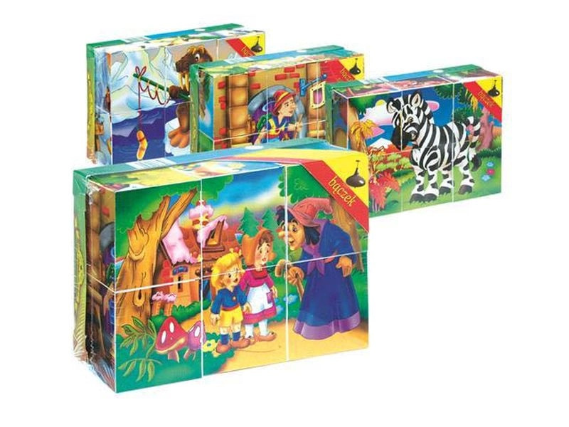 Mini obrázkové puzzle – 6 kostek