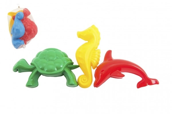 Bábovičky na písek - mořská zvířátka