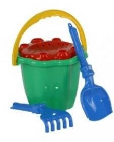Sada na písek s kyblíkem, sítkem a nářadím