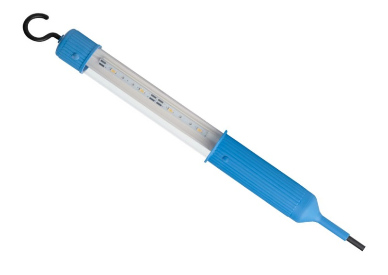 MDtools Dílenská lampa, úzká, LED SMD 2W, kabel 5 m, s hákem na zavěšení