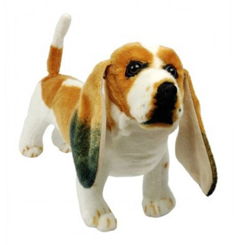 Plyšový pes basset 44 cm
