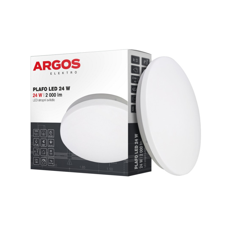 LED svítidlo přisazené ARGOS PLAFO LED 24W