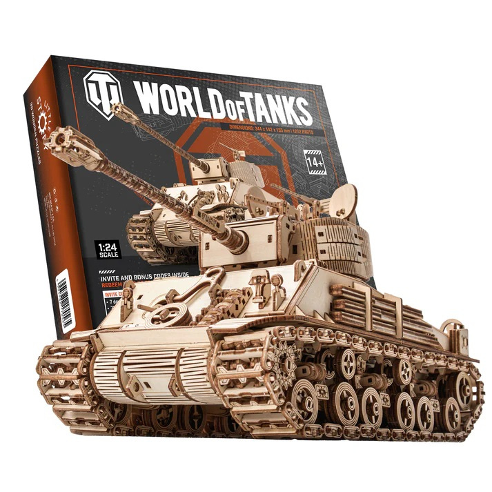 Little Story 3D dřevěná skládačka World of Tanks M4A3E8 Sherman