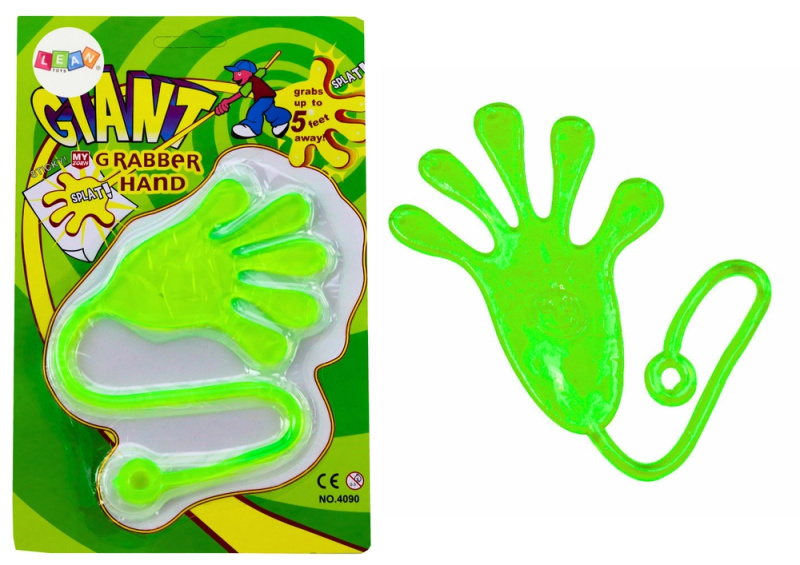 Sticky Handle Flexible Glut Slime zelený