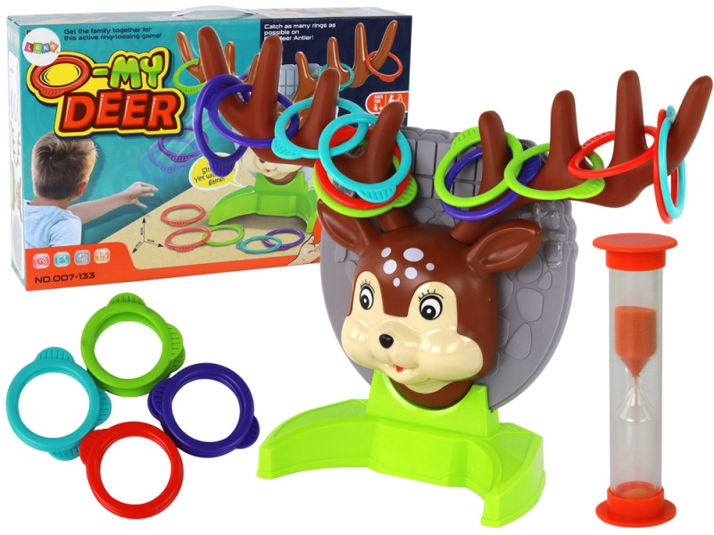 Lean Toys Rodinná Házení obruče na jelena