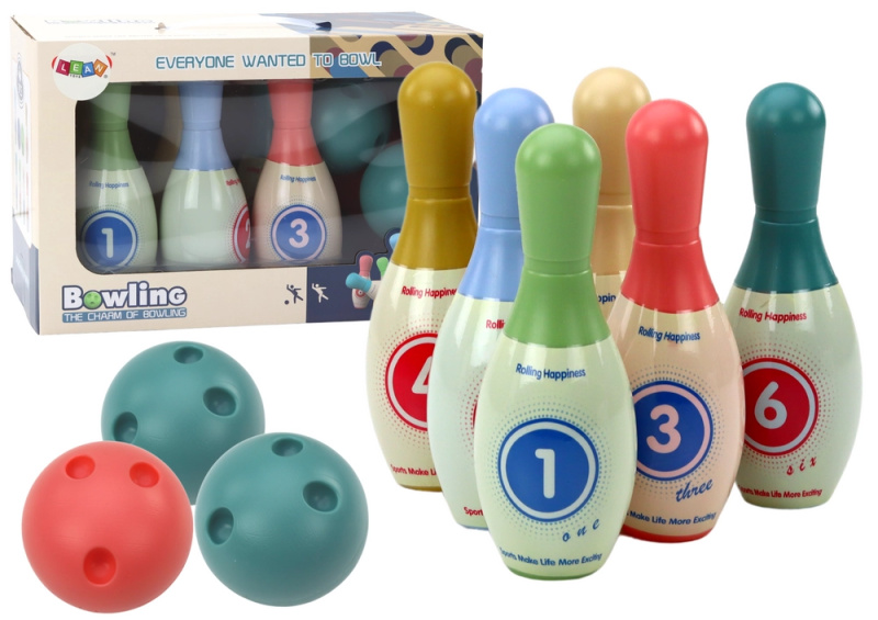 Lean Toys sada 6 barevných kuželek
