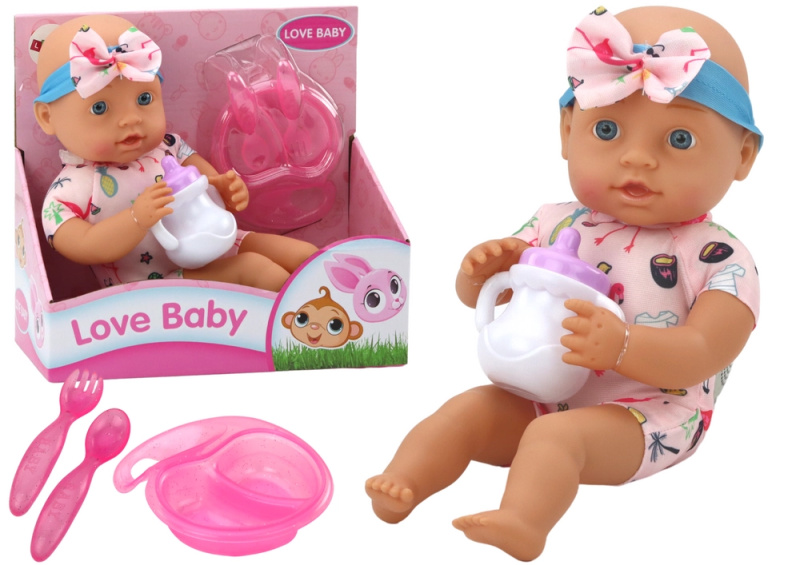 LEANToys s čelenkou a doplňky ke krmení