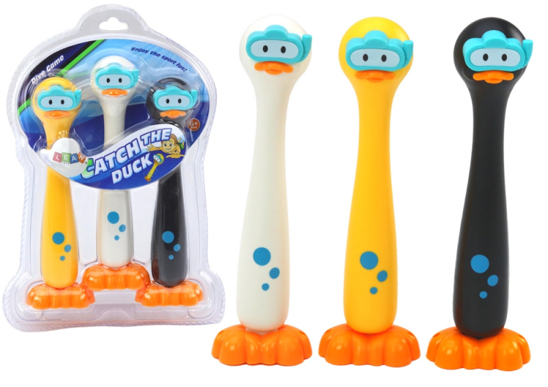 LEAN Toys potápěčské kachny 3 kusy