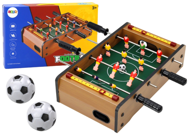 Lean Toys Mini dřevěný stolní fotbal
