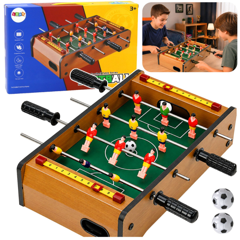 Lean Toys Mini dřevěný stolní fotbal