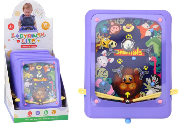 Lean Toys Flipper Animals Purple Board