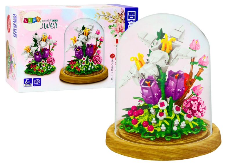 LEAN Toys Květiny 487 ks