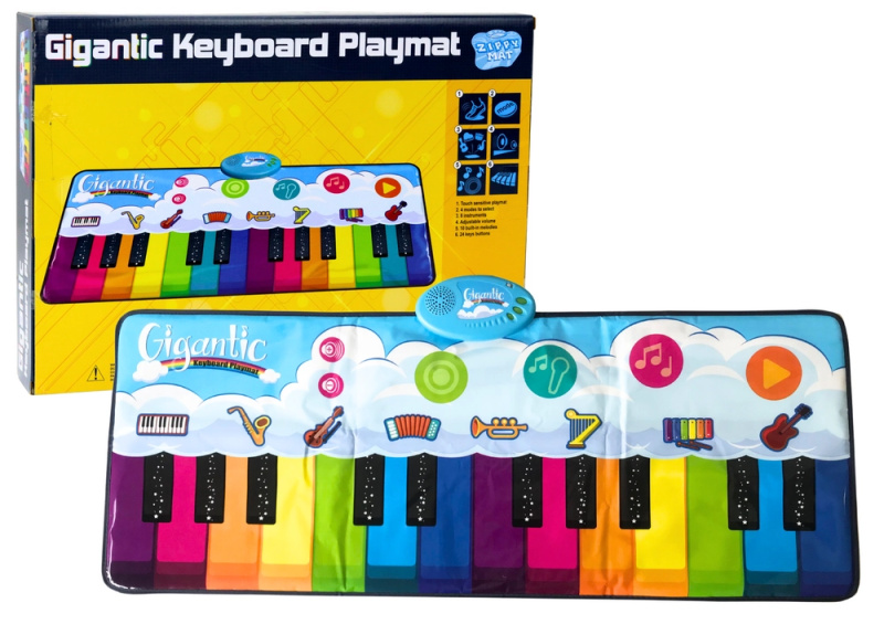 LEANToys Vzdělávací taneční podložka Piano