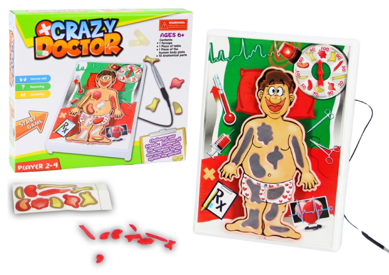 Bláznivý lékař chirurgie arkádová hra