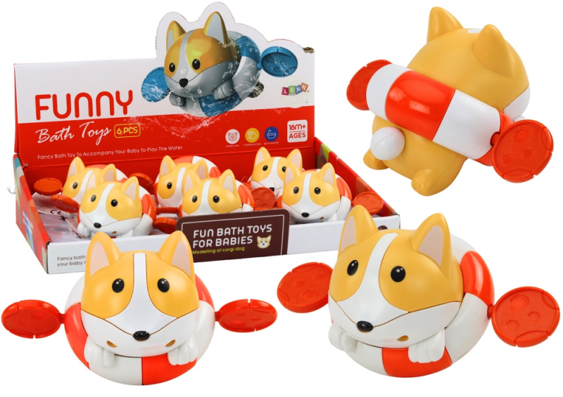 LEAN Toys Natahovací liška v kolečku