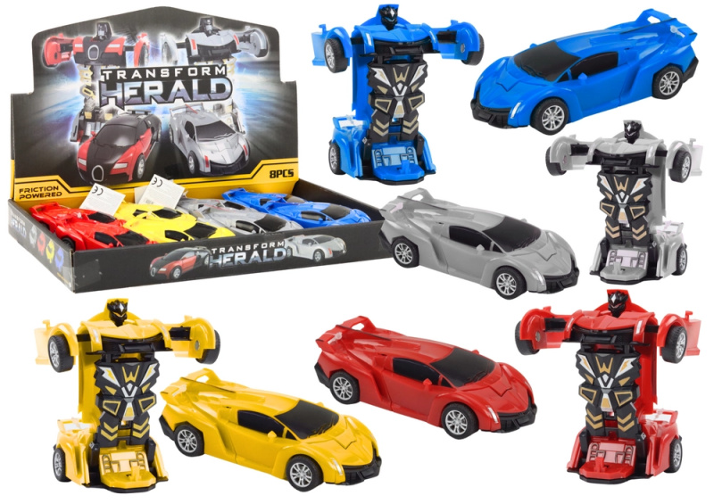 Lean Toys Auto Robot 2v1 Transformace Sportovní jízda autem