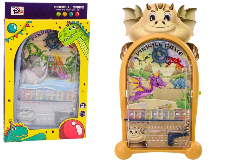 Lean Toys Pinball Dinosaurs Dragon Stand Beige