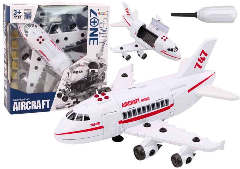 Velké montážní osobní letadlo se světly a zvuky