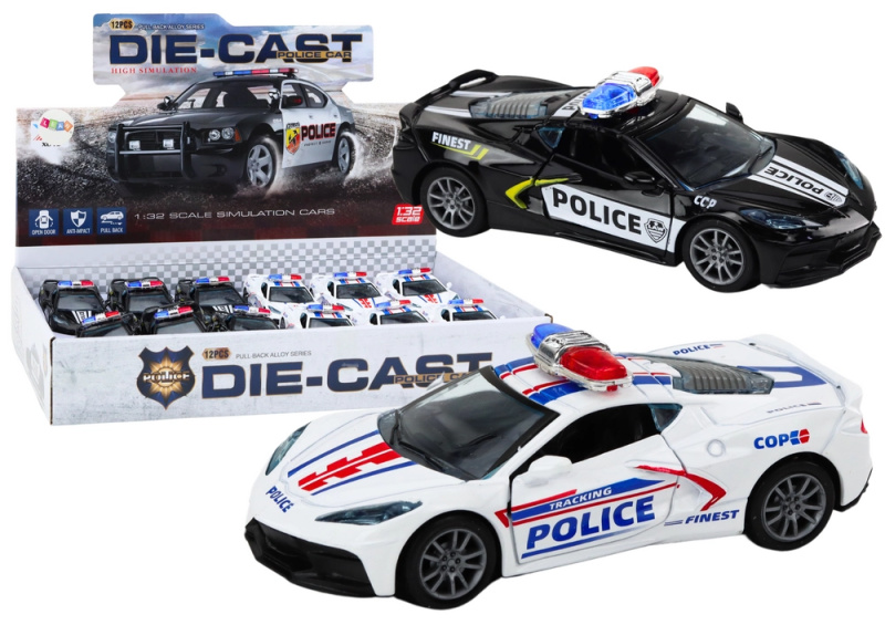 Lean Toys Policejní auto Policejní auto Kov 1 ⚔ 32 Drive Mix