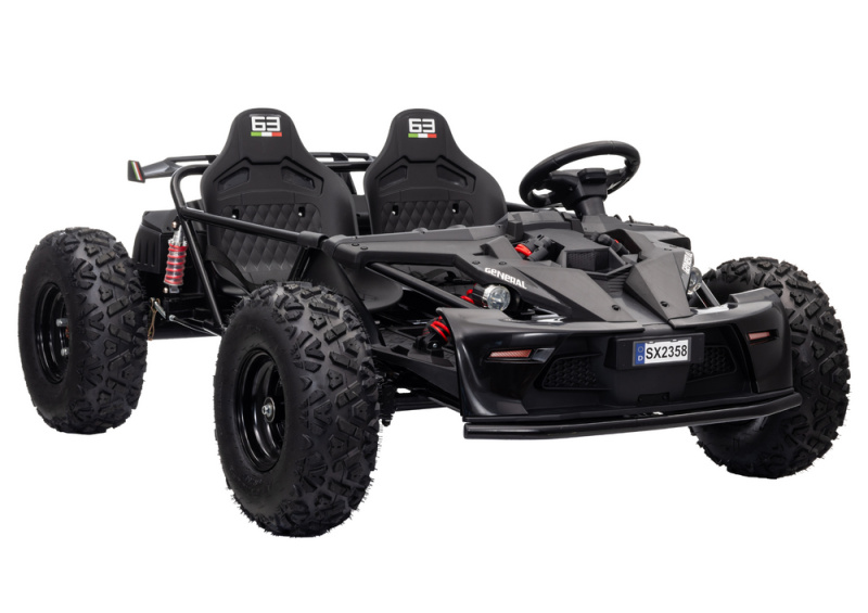 Elektrické dětské auto buggy černé xxl
