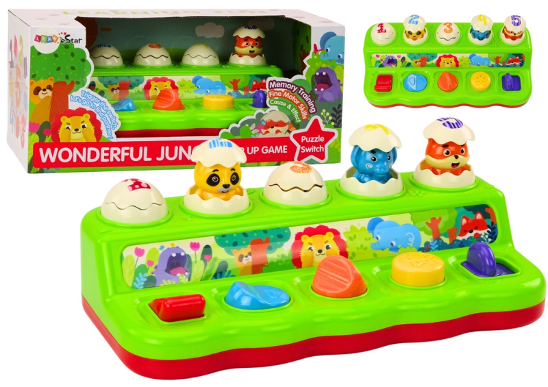 Pop Up Toy Pop Up Animals Vzdělávací panel pro děti Zvuky