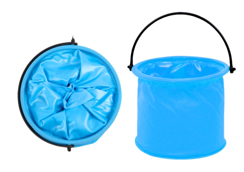 Lean Toys Skládací kbelík Blue