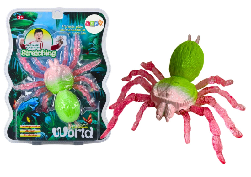 Pavouk Stretch Figurka Stretch Toy Zelená
