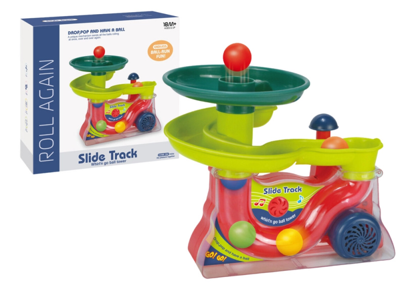 Fontána Skluzavka pro míče Zvuky Barevné