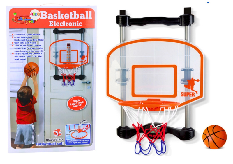 Basketbalový míč Home Basketbalová pumpa nastavitelná