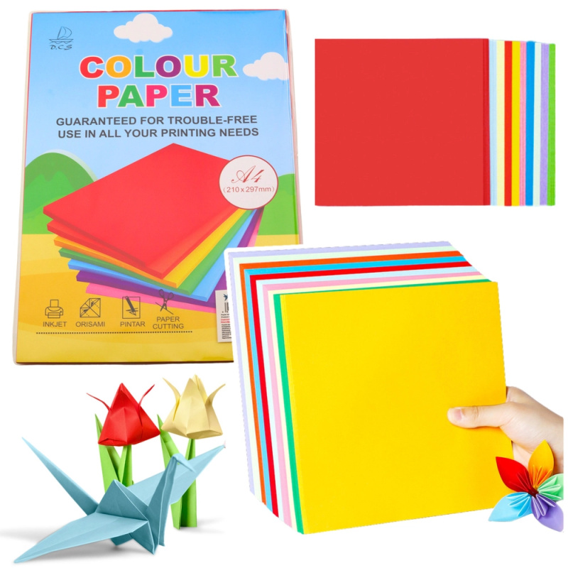 Barevný papír A4 pro tisk a ruční práce