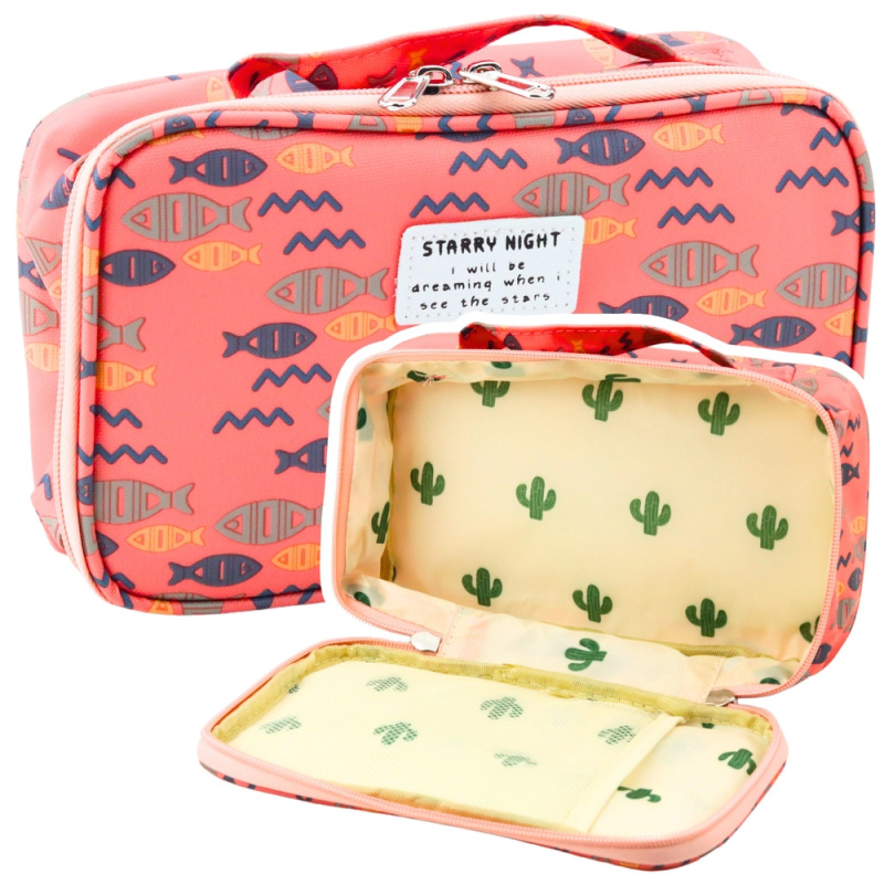 Školní organizér písmenka růžový 21,5 cm