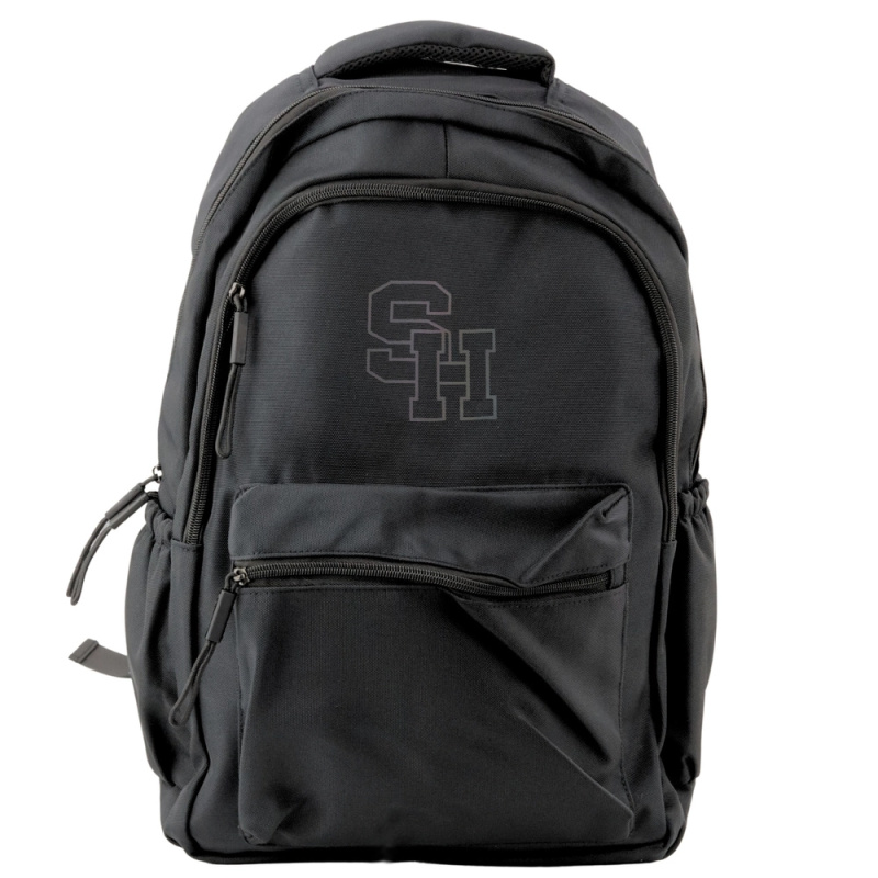 Školní batoh s dvěma komorami černý 38 cm 20L