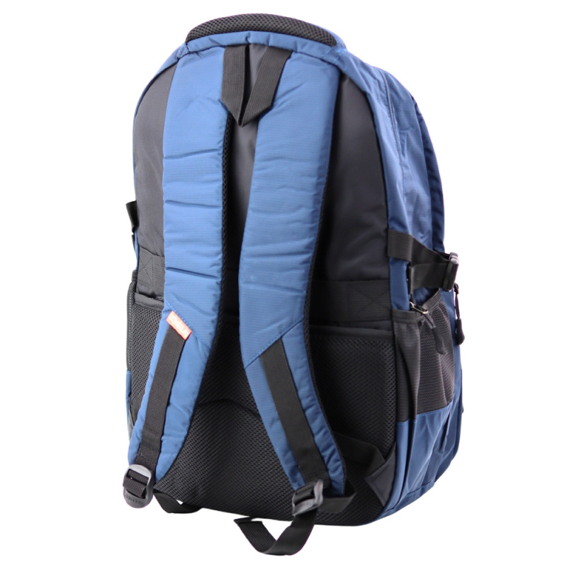 Městský batoh s kapsami 35L modrý