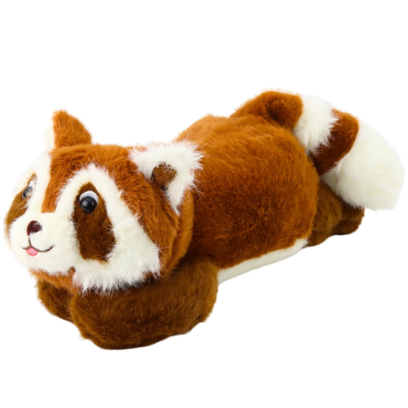 Plyšový mýval ležící hnědý 30 cm