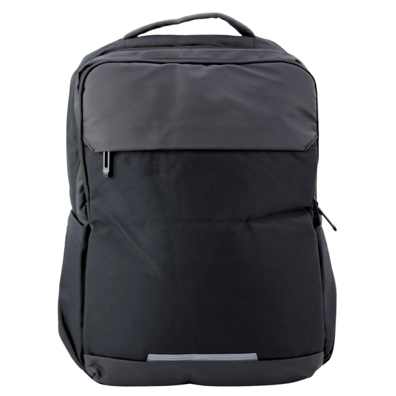 Městský batoh s USB a kapsou na notebook černý 16L