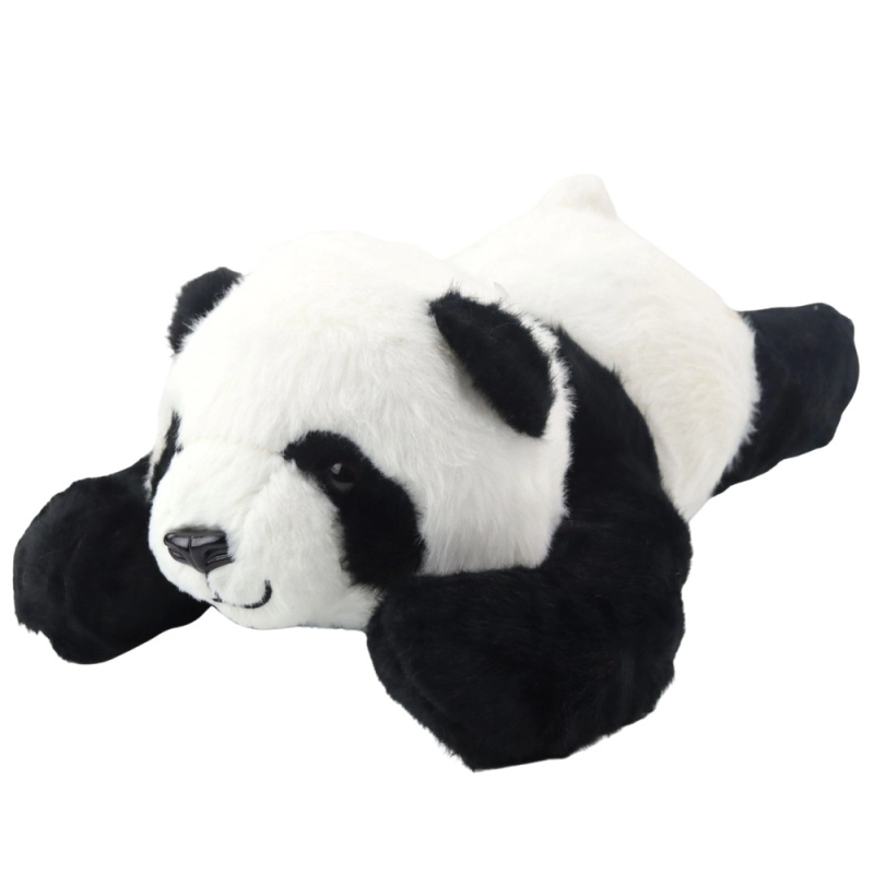 Plyšová ležící panda 30 cm černo-bílá