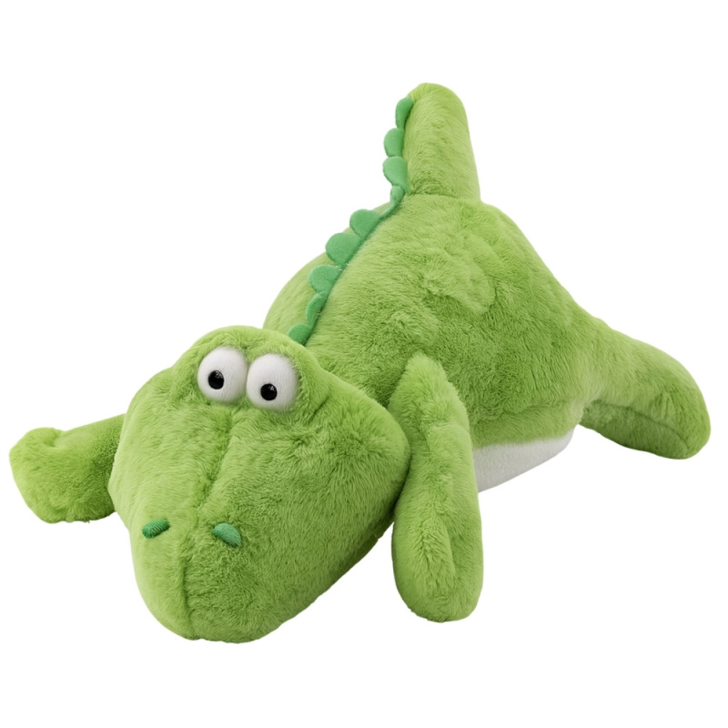 Plyšový krokodýl světle zelený 42 cm