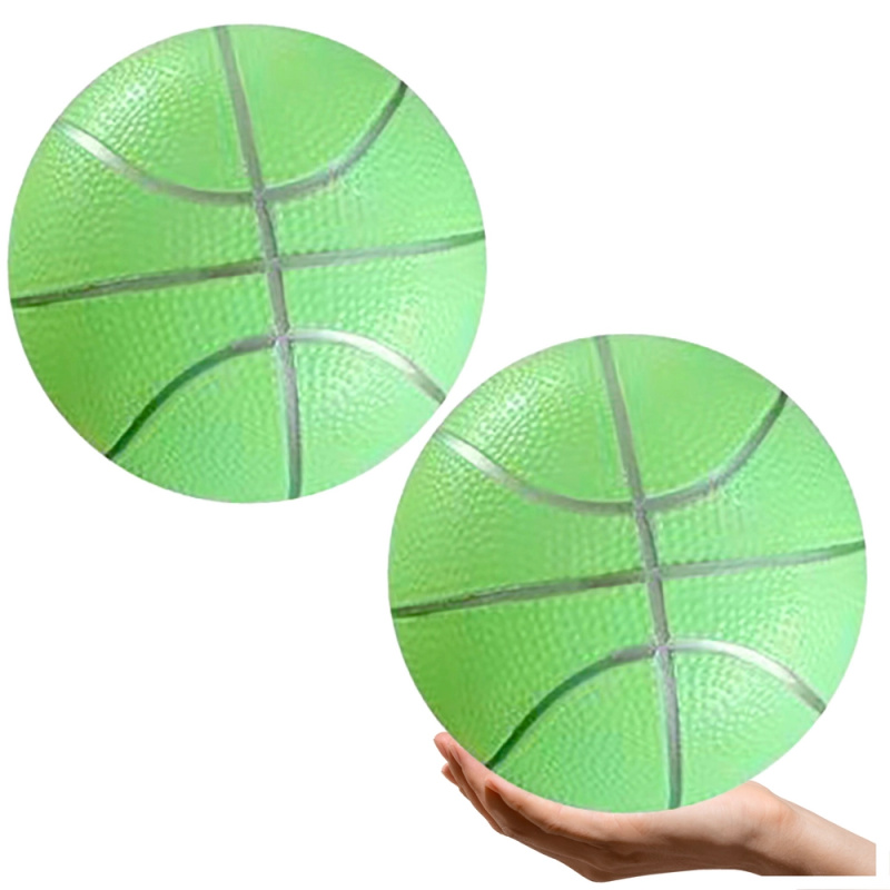 Pastelově zelený gumový plážový míč 20 cm