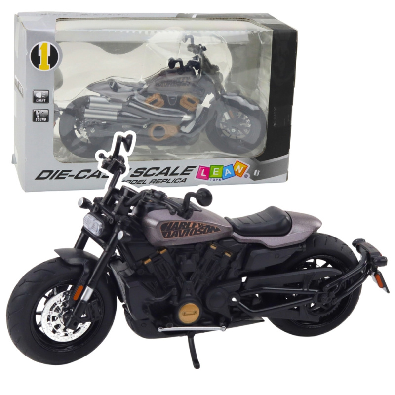 Model motocyklu Chopper 1:12 s funkcemi