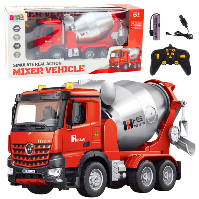Zdalně řízená stavební míchačka RC