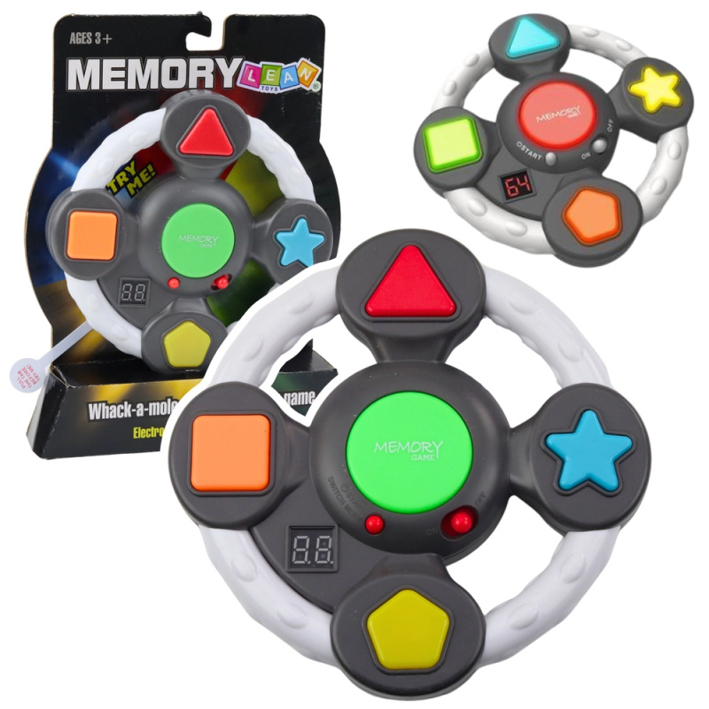 Elektronická logická hra Paměť Volant Světla Zvuky