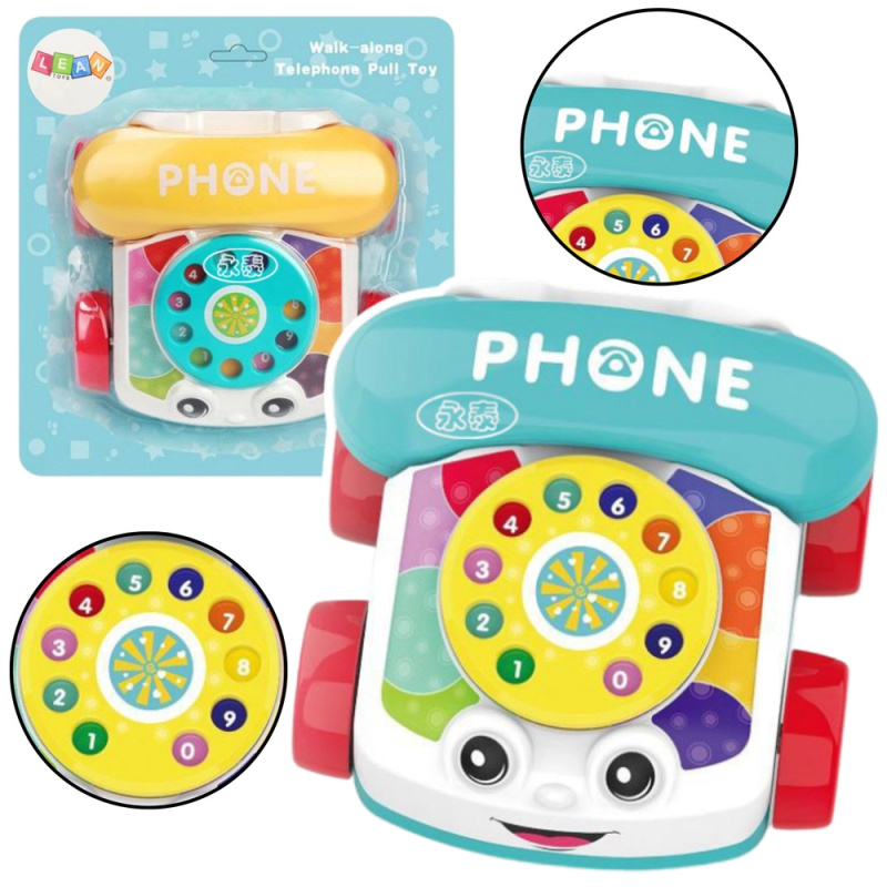 Interaktivní tahací telefon pro děti