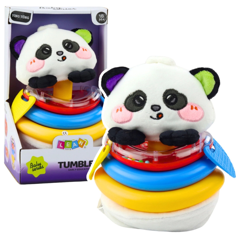 Houpací hračka s kroužky Panda