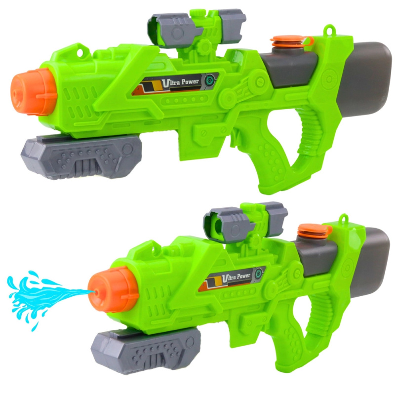 Mechanická vodní pistole 550 ml zelená